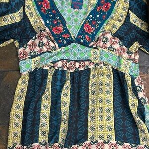 Johnny Was Floral Embroidered EUC shirt or dress